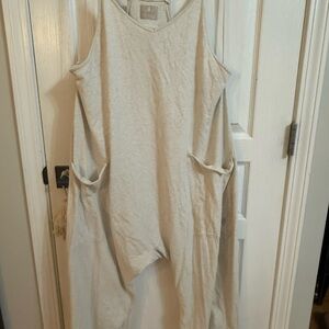 FP Movement by Free People Cream Jumpsuit